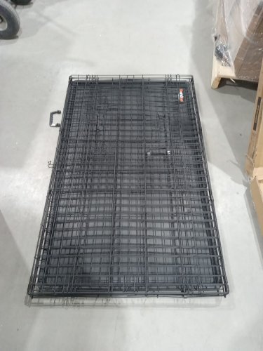 FEANDREA DOG CAGE PET CRATE With 2 DOORS FOR EASY ENTRY - XXL (48") - black (MODEL: PPD48H) image 3