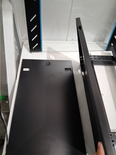 15U Wall Mount Network Server Cabinet' Server Rack Cabinet Enclosure - 200 lbs cap - black image 9