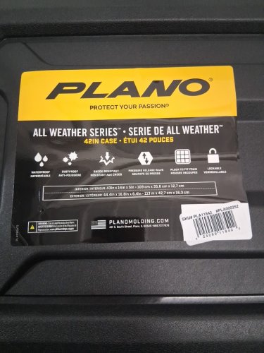 Plano All Weather 42" Rifle/Shotgun Case With Foam Interior - Black (MODEL: PLA11842) image 6