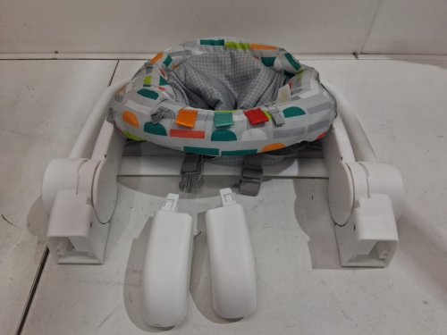 infant's bright starts playful paradise learn-to-sit floor seat - 4 to 12 months - grey (model: 12956) image 4