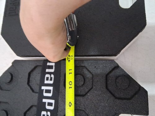 2pk SnapPad StakPad RV Leveling Blocks - 12" x 12” - black image 5