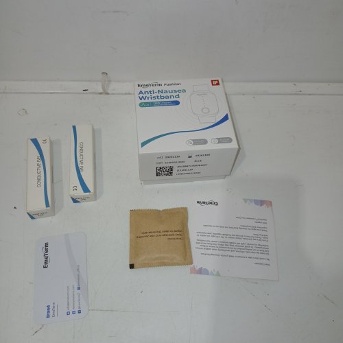EmeTerm anti-emetic bracelet for Motion Sickness and Morning Sickness, Fashion Blue image 3
