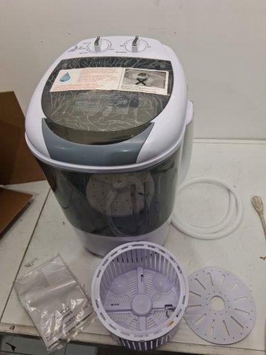 DORTALA PORTABLE compact washer and dryer - 20" x 13.5" x 14" - grey (model: fp11199us) image 3
