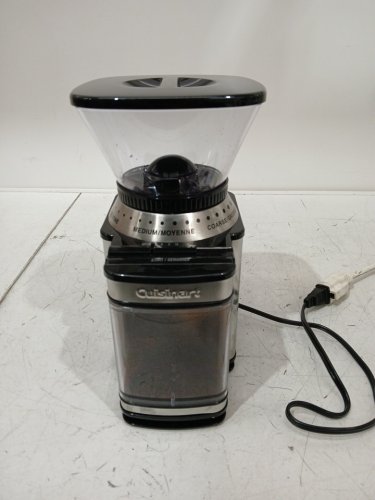 CUISINART AUTOMATIC 18-POSITION BURR COFFEE GRINDER - 18 CUP CAPACITY - STAINLESS STEEL (MODEL: DBM-8C) image 3