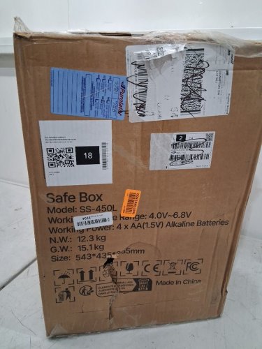 HEAVY DUTY Depository Safe with Drop Slot and Code Lock - 1.7cu ft - Black (Model: SS-450L) image 2