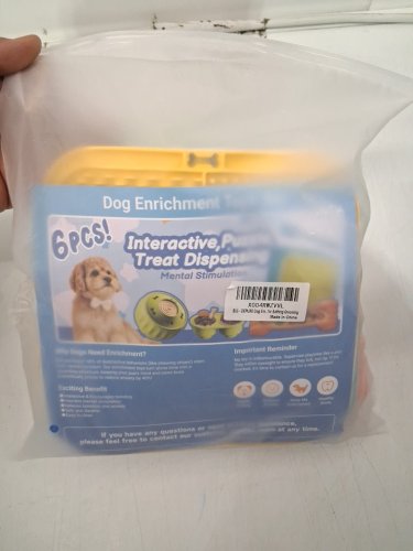 6PC DEPURE Dog Enrichment LICKING MAT Toy - BLUE/YELLOW/ORANGE image 3