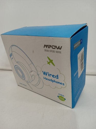 Kid's MPOW Wired Foldable Headphones with Volume Control - Blue (Model: BH297B) image 2