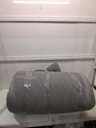 CEEKLiYBEAR PREMIUM FOAM MATTRESS TOPPER - 80" X 78" - GRAY image 2