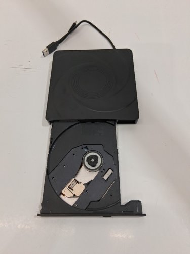 Ultra-Thin External USB 3.0 8X CD DVD Player Recorder Writer Optical Drive, Black image 5