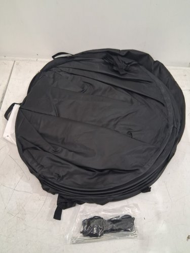 WOLFWISE PORTABLE POP-UP PRIVACY SHOWER/CHANGING ROOM/TOILET/ TENT - 78.7" X 47.2" X 47.2" - BLACK - (MODEL: LP25068.03BL)) image 4