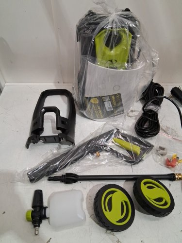 GREENWORKS COMPACT Electric PRESSURE WASHER - 1600PSI/13AMP/1.2GPM - GREEN/BLACK (MODEL: GPW1602) image 5