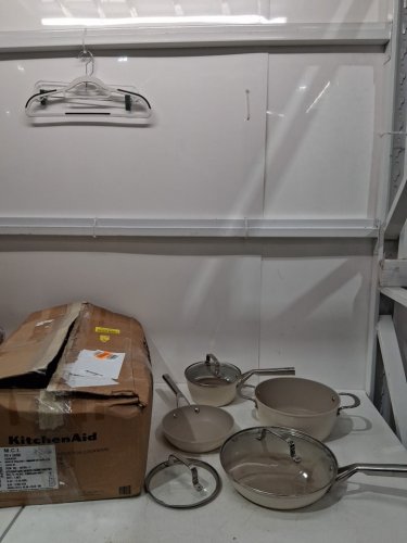 6pc  Rockurwok Ceramic Nonstick Cookware Set - 2 pans/2pots/2lids image 2