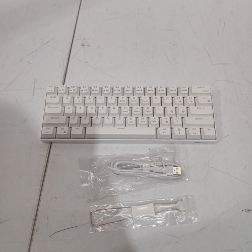 RK ROYAL KLUDGE RK61 Wired 60% Mechanical Gaming Keyboard RGB Backlit Ultra-Compact Brown Switch - White (MODEL : RK61) image 4