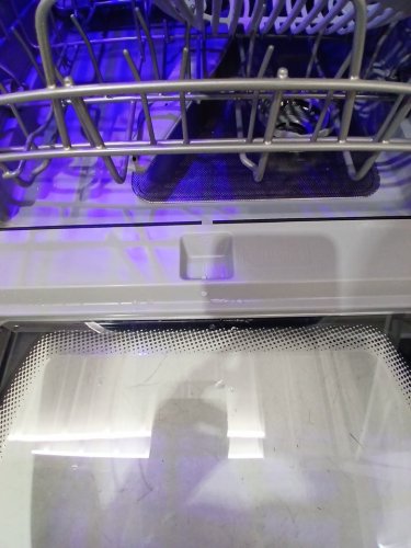 AIRMSEN Portable mini Countertop Dishwasher with LED DISPLAY - 5l water usage - black/white (model: tdqr03) image 10