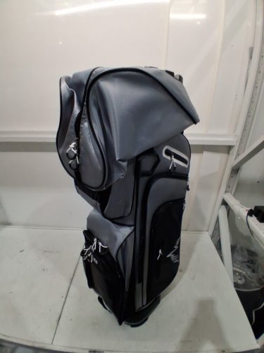 uniHimal T-Lock Golf Cart Bag with Quiet 14-Way Full-Length Divider Top - 16" x 12" x 40" - Grey (Model: Golf Cart Bag) image 5