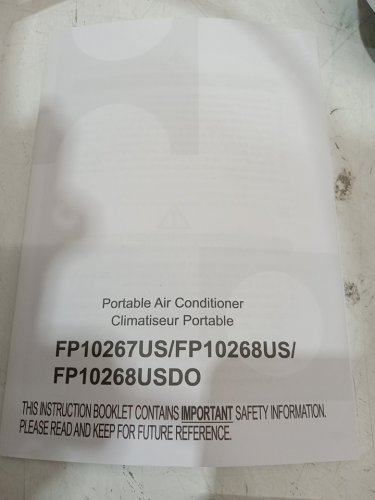 dortala 10000btu 3-in-1 portable air conditioner with remote - 27.5" x 12.5" x 12" - white (model: fp10268usdo-wh) image 6