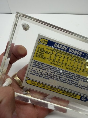 1987 O-PEE-CHEE *VERY RARE* GRAIL BARRY BONDS ROOKIE CARD 320 image 9