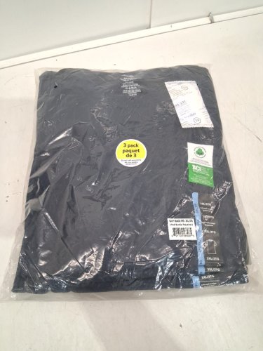 3pk George Soft Wash T-shirt - 3XL - Dark Blue image 2