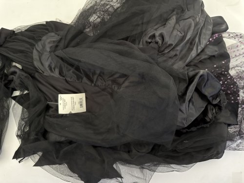 WOMEN'S HALLOWEEN DARK ENCHANTRESS COSTUME - LARGE (10/12) - BLACK / PURPLE (ITEM: 12936M) image 2