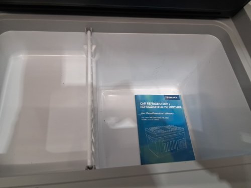 EUHOMY PORTABLE CAR REFRIGERATOR - 12V - 21L CAPACITY - BLACK (MODEL: CF014-20BL-caeh) image 6