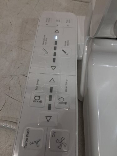 VOVO ELECTRONIC BIDET TOILET SEAT WITH HEAT FUNCTIONS & NIGHTLIGHT - ELONGATED - WHITE (MODEL: VB-3000SE) image 5