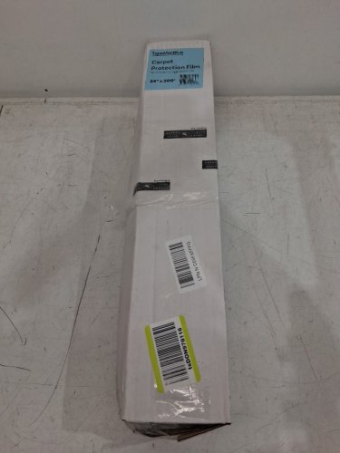 tapemanblue Self Adhesive Plastic Carpet Protector Film - 24" X 200FT - CLEAR image 2