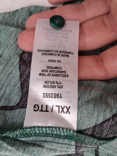 WOMEN'S TAHARI MID LENGTH FLOWY DRESS - XXL - GREEN/BLACK (STYLE: 1983592) image 3