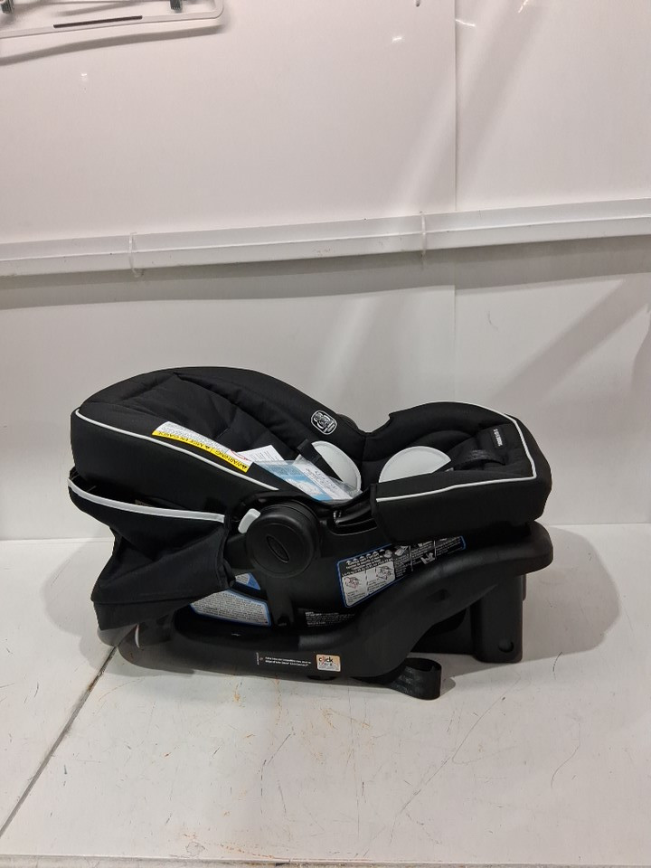 GRACO SNUGRIDE 35 LITE LX INFANT CAR SEAT - MAX WEIGHT 34LBS - BLACK/GREY (MODEL: 2119658) image 3
