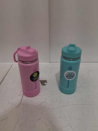 2PK ThermoFlask Stainless Steel Bottle - 16oz - pink/teal (model:2880559) image 3