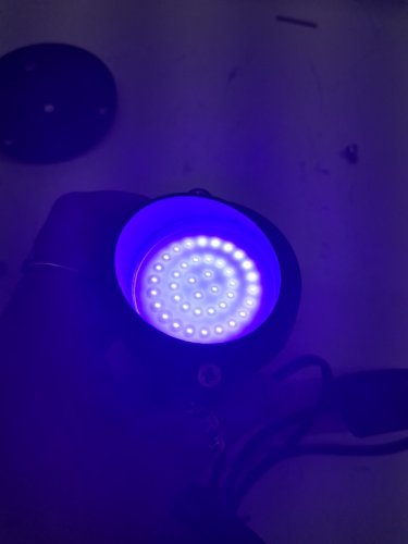 unirence compact led blacklight - 15w 4.7" - black image 2