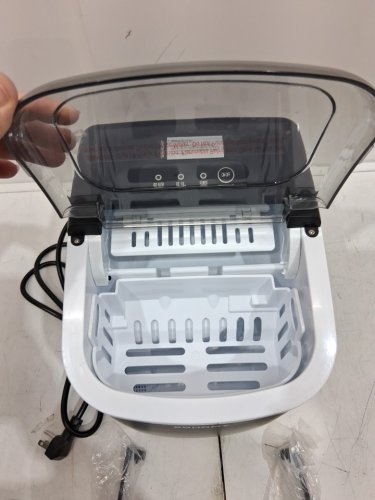 EUHOMY COUNTERTOP ICE MAKER MACHINE - MAKES 26LB/DAY - BLACK (MODEL: IM-06D / IM001-BBL-CAEH) image 4