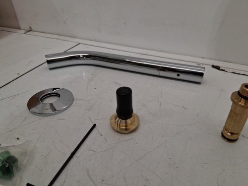 THE BOLD LOOK OF KOHLER Wall-mount bathroom sink faucet spout - 1.2 GPM - Polished Chrome (MODEL: T23890-CP) image 5