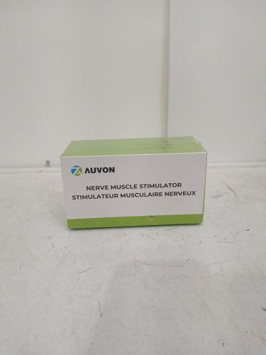 auvon 3-in-1 nerve muscle stimulator tens machine ems device with 24 modes - grey (model: ‎PRO18AB) image 2