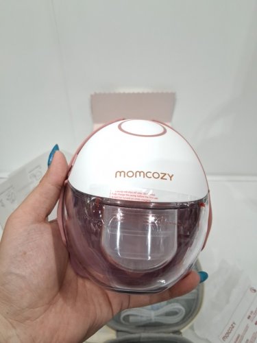 MOMCOZY MOBILE STYLE HANDS-FREE SLIM DOUBLE BREAST PUMP - COZY RED (MODEL: BP311) image 5