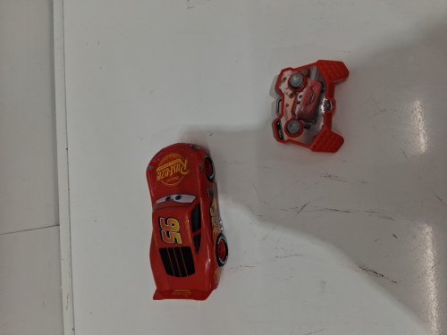jada toys disney pixar cars lightning mcqueen r/c remote control car - 1:24 scale - red image 3