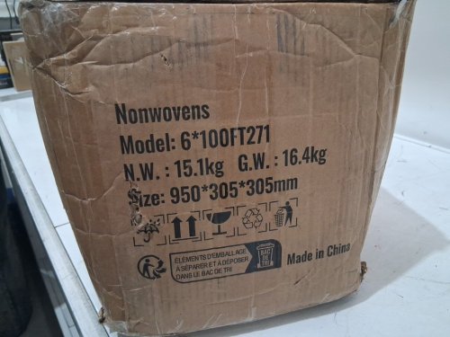 nonwovens Ground Cover Weed Control Geotextile Fabric roll - 6ft x 100ft - black (Model: 6*100ft271) image 3