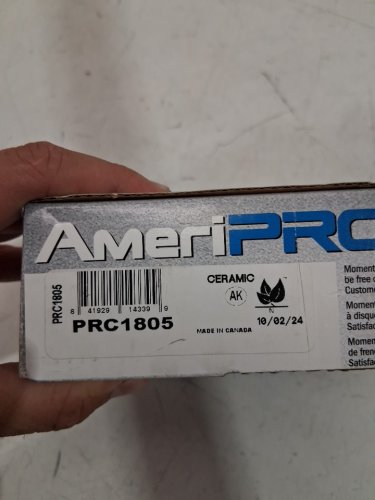 AmeriBRAKES Rear Ceramic Disc Brake Pads - FITMENT FOR SELECT MODELS - BLACK (MODEL: NWF-PRC1805) image 3