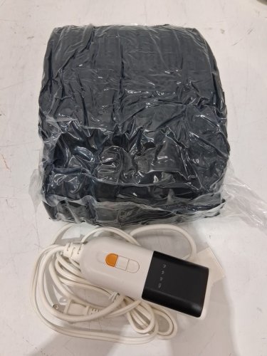 TEXCITING ELECTRIC HEATED WAFFLE THROW BLANKET WITH 6 HEAT SETTINGS AND AUTO-OFF - 50" X 60" - BLACK image 3