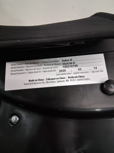 DIONO C11 RADIAN 3R 3-IN-1 CONVERTIBLE REAR/FORWARD FACING CAR SEAT - UP TO 10 YEARS - 120LBS CAP - JET BLACK (MODEL: 50620-NA-01) image 6