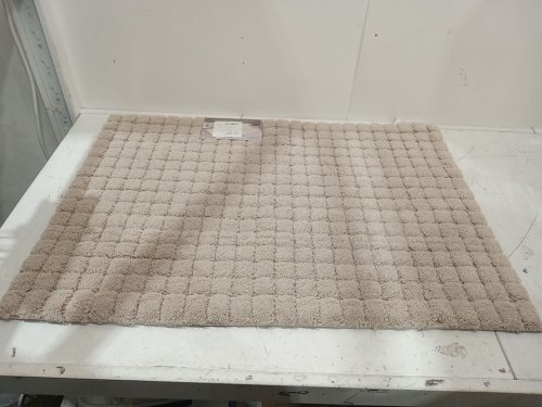 Mineral Spring Plush Grid Bath Mat - 2FT x 3FT - tan/beige (MODEL: 1796299) image 4