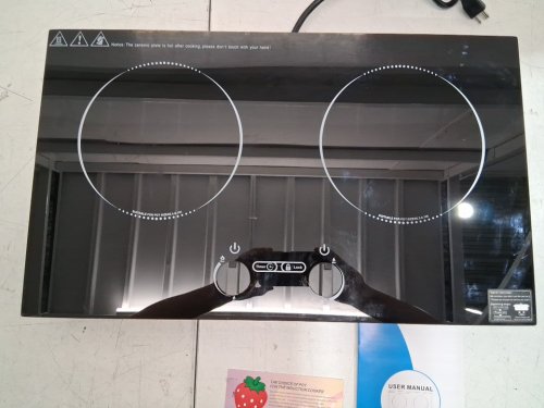 vbgk Induction Stove Top-Knob Control-9 Power Levels-child Lock & Timer-LED touch control-4000w/110v-black (model: k20011) image 5