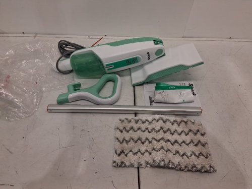 SHARK CLEAN & SANITIZE STEAM MOP FLOOR CLEANER - 375ml water tank - WHITE/SEAFOAM (MODEL: S1000C) image 3