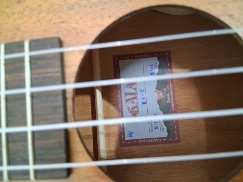 KALA  tenor UKELELE - MAHOGANY- NATURAL SATIN FINISH (MODEL: KA-t) image 3