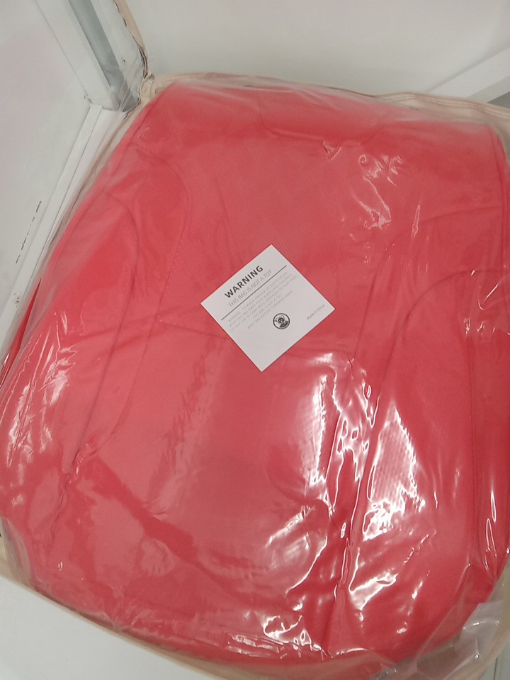 13PC FEINEPRO FULL SET CAR SEAT COVERS FOR MOST SUV, PICK-UP TRUCK - RED (MODEL: Q350360-02-X1-Red-GH / N96P) image 6