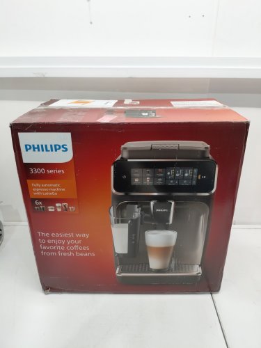 Philips lattego 3300 series fully automatic ESPRESSO MACHINE WITH BUILT-IN GRINDER - BLACK (MODEL: ep3341/50) image 8