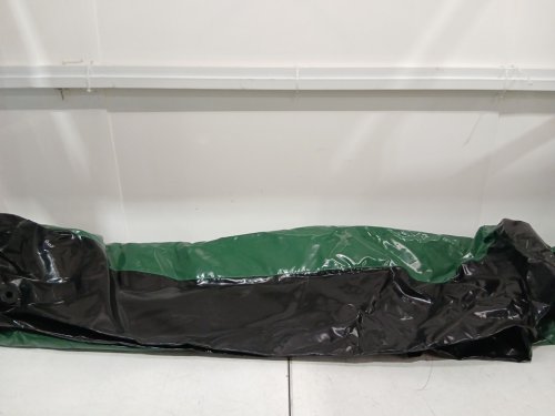 VEVOR all-weather Waterproof PE Tarpaulin Outdoor Storage Deck Box with Galvanized Frame - 230 gal - black/green (model: jh-230) image 7