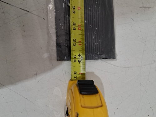 ALUMINUM FLOOR TRANSITION THRESHOLD STRIP - 36" - BLACK image 4