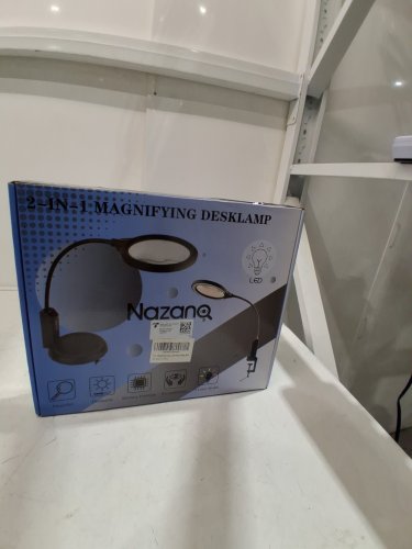 NAZANO LED MAGNIFYING GLASS DIMMABLE 2-IN-1 DESK LAMP image 2