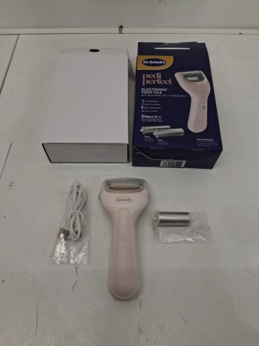 DR.SCHOLL'S pedi perfect electronic foot file - white image 2