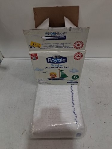 25PK ROYALE PREMIUM DISPOSABLE DIAPERS - SIZE 6 image 2